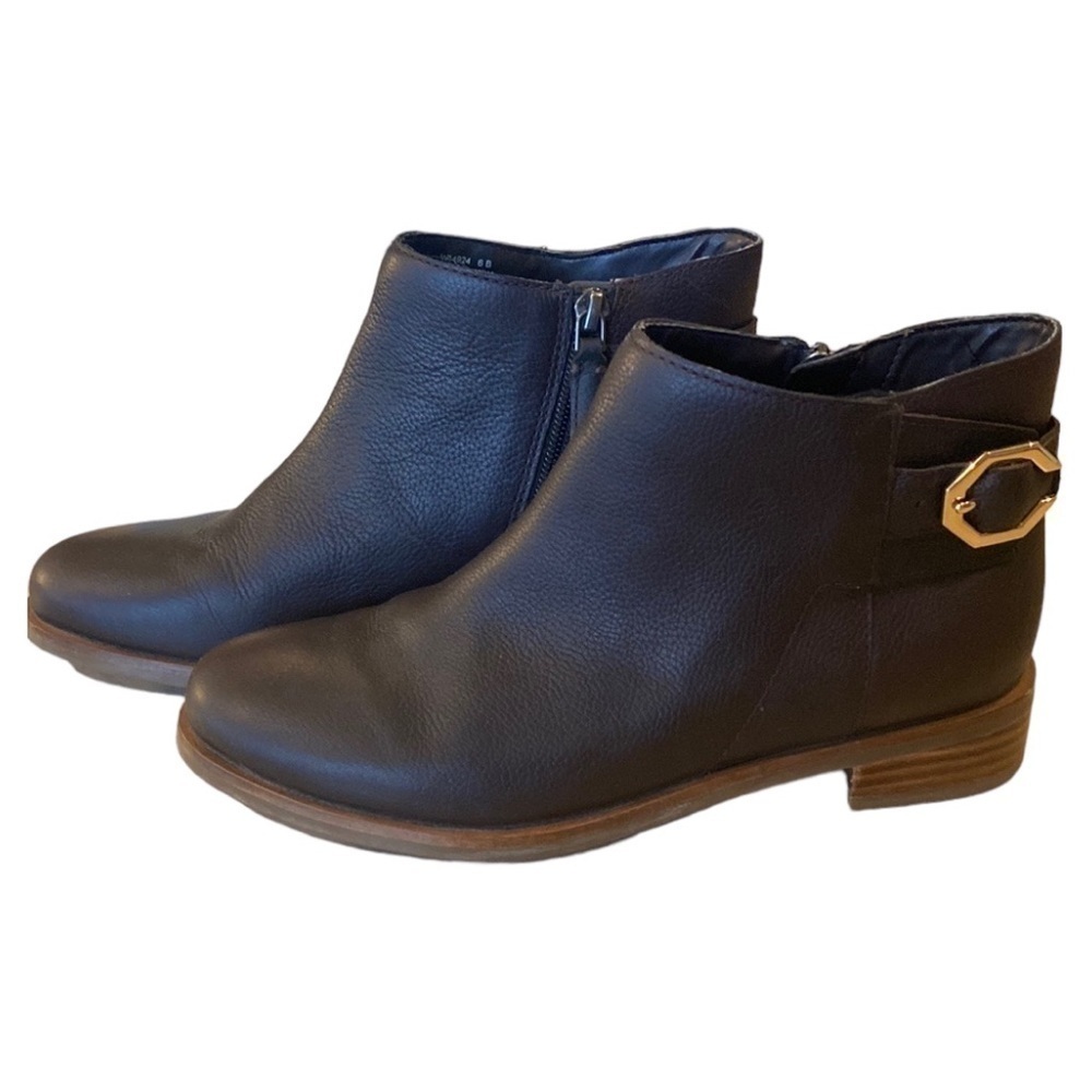 Cole Haan Lylah Buckle Dark Brown Ankle Bootie- size 6